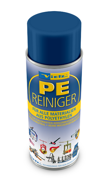 Grafikdesign Beispiel PE-Reiniger Dose Firma Vietz GmbH